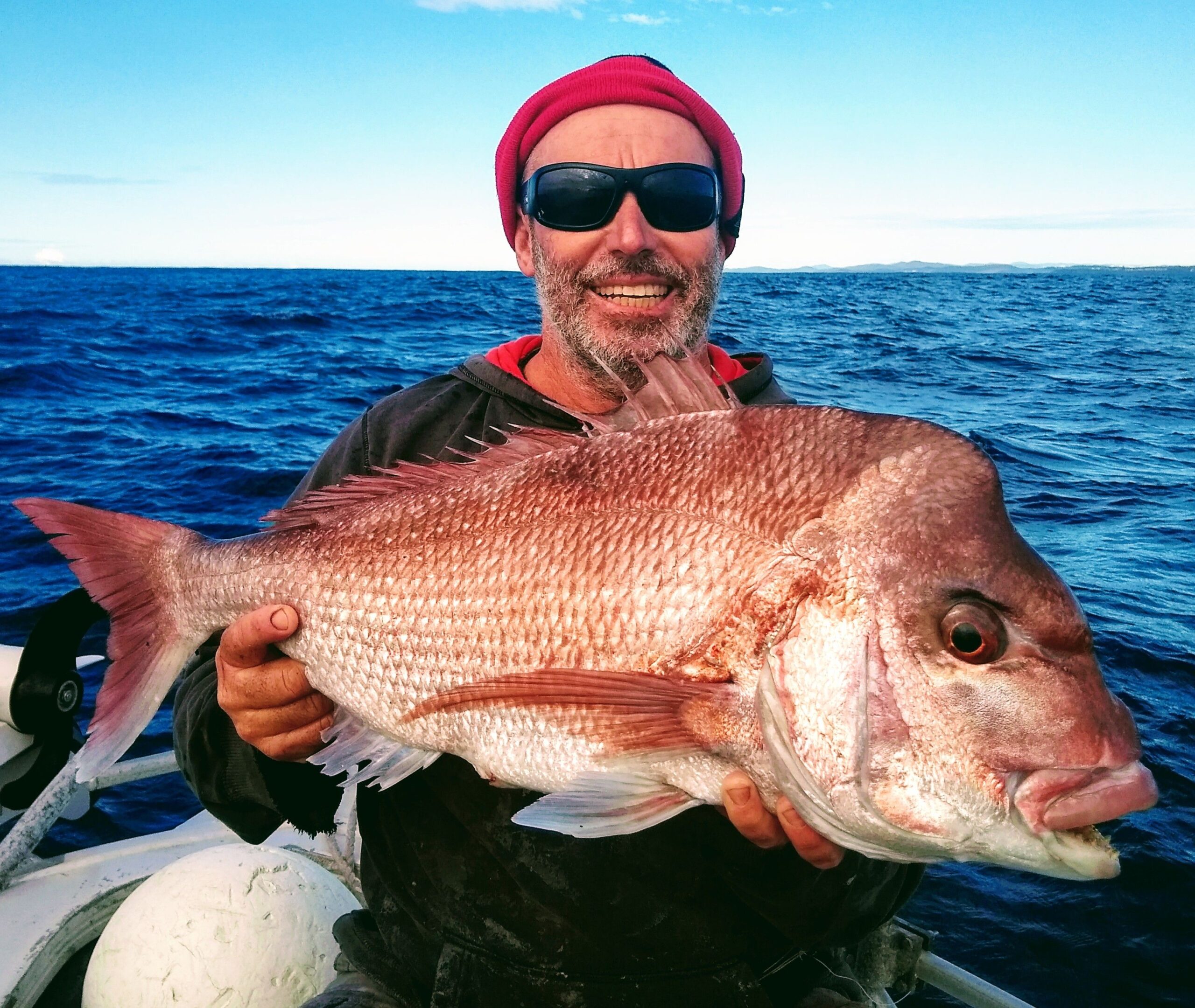 Scott Kempton was all smiles with this quality Snapper scaled